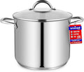 Stainless Steel Stockpot with Tempered Glass Lid 24 Quart, Durable 18/0 by Unknown