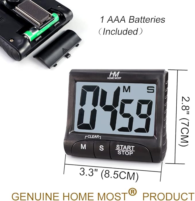 2-Pack Large Display Kitchen Timer - Image 6