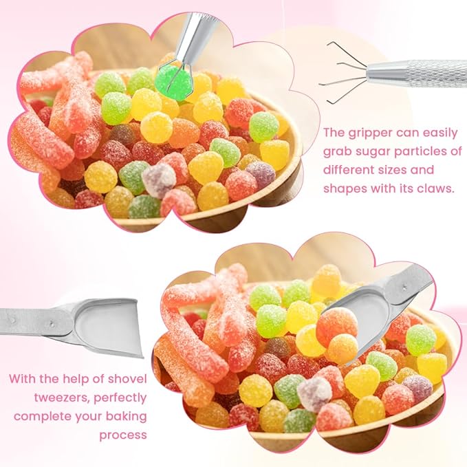 4 PCS Sprinkles Tools for Cake Decorating, Sprinkle Pen Pearl Grabber - Image 4