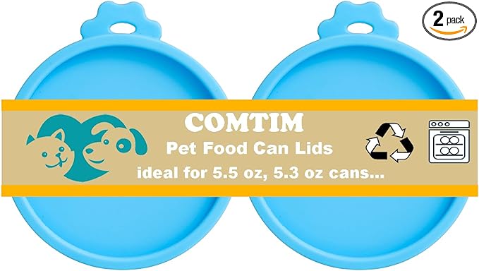 COMTIM Cat Food Can Covers Lids by COMTIM