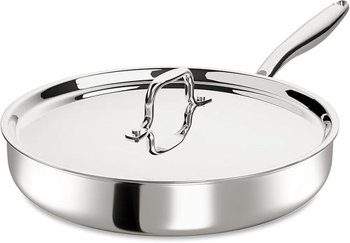 12 Inch Tri-Ply Stainless Steel Frying Pan, Frying Pan by UmiteChef
