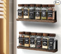 2 Pack Strong Magnetic Spice Rack Organizer by KitHero