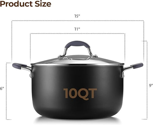 10 Quart Nonstick Stock Pot - Image 2
