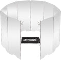 REDCAMP Folding Outdoor Stove Windscreen, 10 Plates Aluminum Camping Stove by REDCAMP