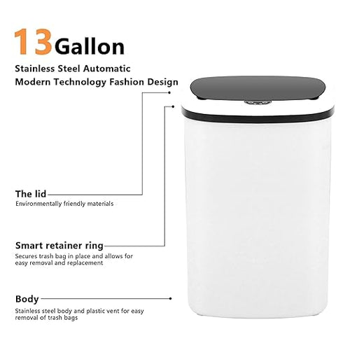 13 Gallon/50 L Kitchen Trash Can - Image 2