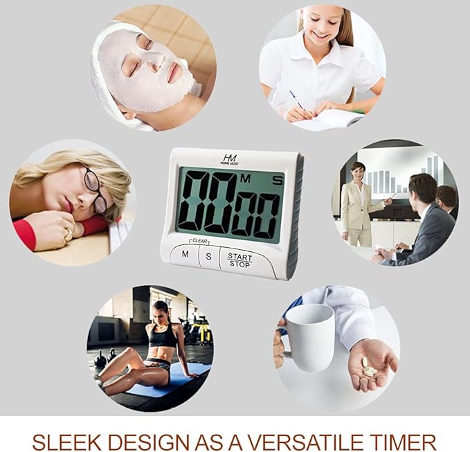 3" Large Display Kitchen Timer - Image 5