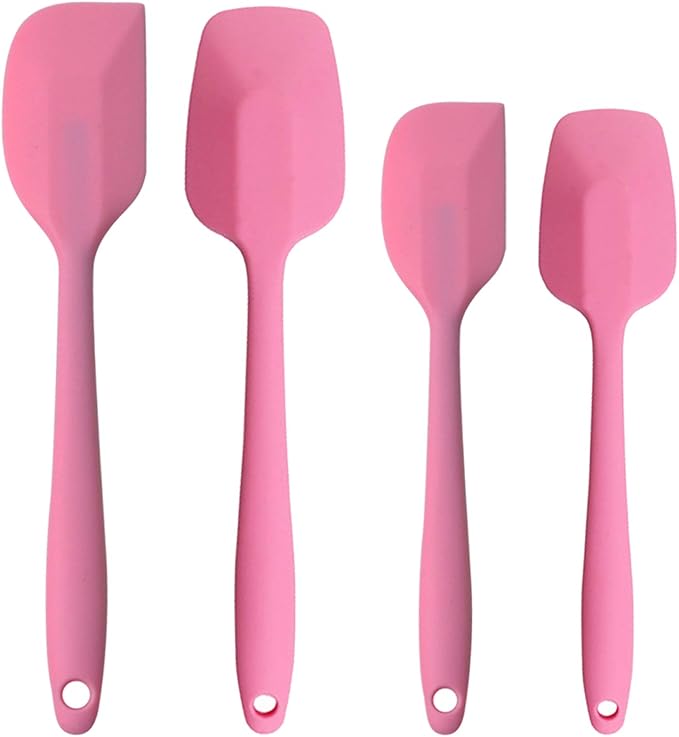Silicone Spatulas Set, Rubber Spoon Spatula Heat Resistant Spoonula One Piece by MOACC