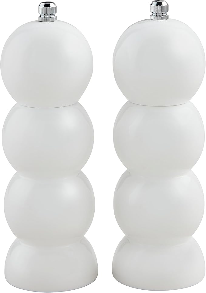 Mud Pie Classic Salt Pepper Grinders; 6.25" X 2.25" by MudPie