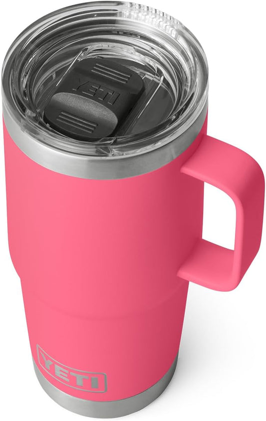 YETI Rambler 20 oz Travel Mug, Stainless Steel, Vacuum Insulated with Stronghold Lid