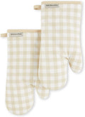 KitchenAid Gingham Oven Mitt 2-Pack Set by KitchenAid