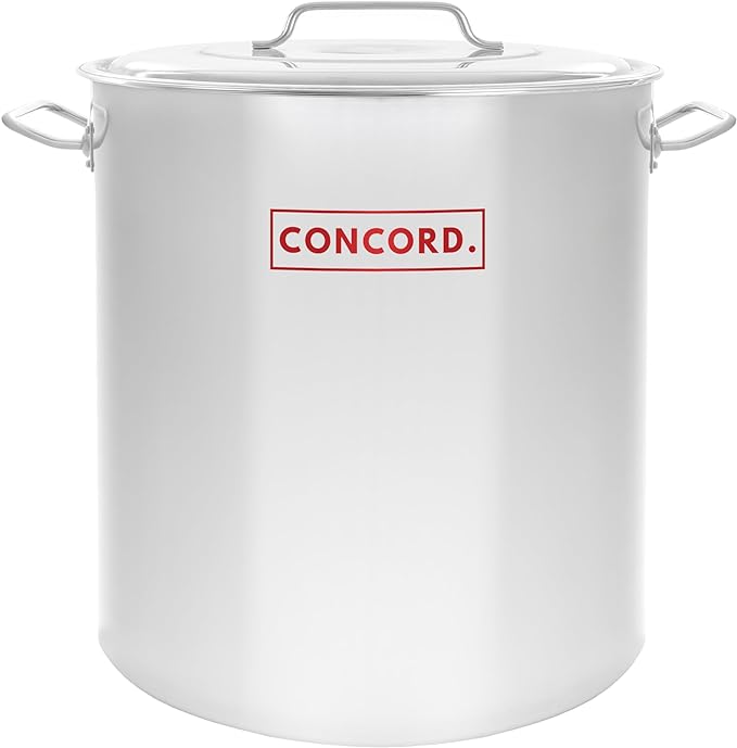 Concord 50 Quart Stainless Steel Stock Pot Cookware by ConcordCookware