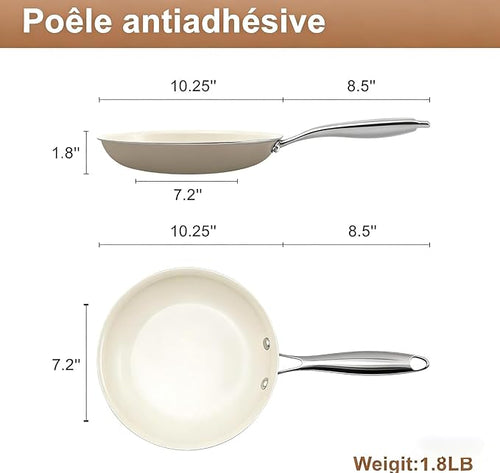 11 Inch Ceramic Nonstick Frying Pan - Image 2