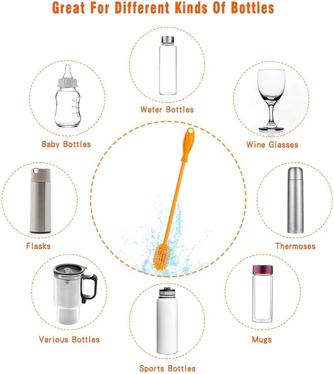 Silicone Bottle Cleaning Brush - Image 5