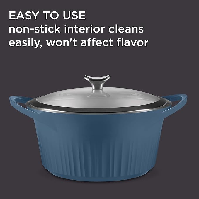 CorningWare QuickHeat 5.5-QT Cast Aluminum Dutch Oven - Image 4