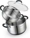 SLOTTET 6 Quart Stainless Steel Stock Pot by SLOTTET