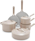 GreenLife 10-Piece Nonstick Ceramic Cookware Set, Lightweight Healthy PFAS-Free by GreenLife
