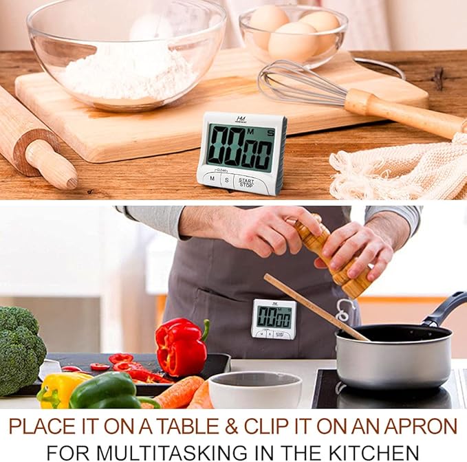 3" Large Display Kitchen Timer - Image 4