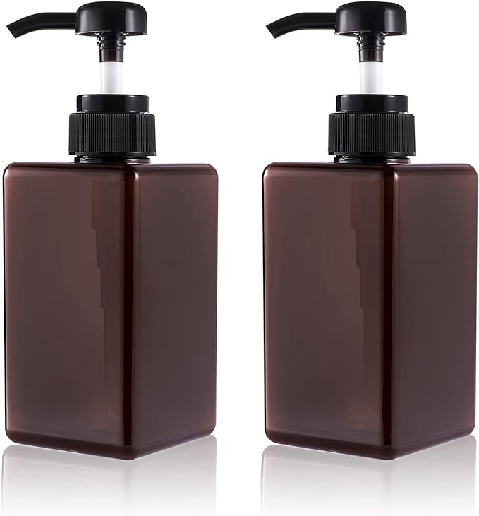Pump Bottle, Refillable Plastic Empty Lotion Soap Dispenser Liquid Container by JiatuA