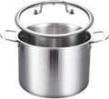 DELARLO Tri-ply Stainless Steel 20QT Stock Pot, Compatible by DELARLOCOOKWARE