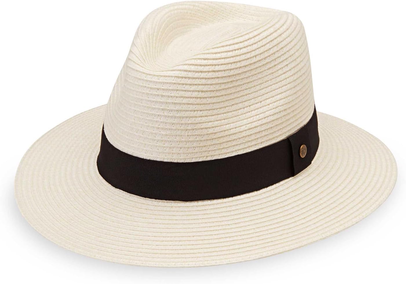 Wallaroo Hat Company Women’s Petite Palm Beach Fedora – UPF 50+ UV Protection Sun Hat, Packable, Adjustable, Small Size