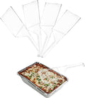 PARTY BARGAINS Clear Disposable Plastic Spatulas – 4-Pack Heavy Duty Kitchen by PARTYBARGAINS