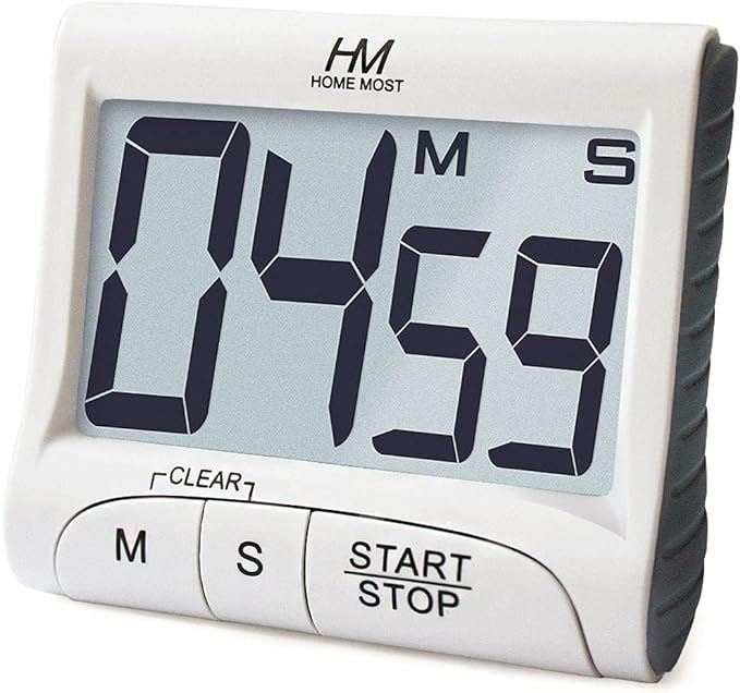3" Large Display Kitchen Timer by HomeMost
