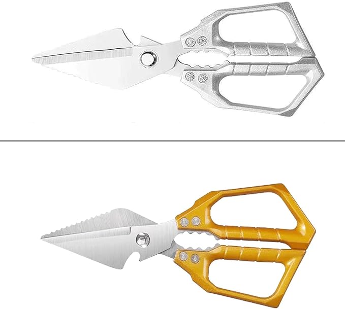 Scissors all Purpose, Stainless Steel Heavy Duty Kitchen Shears, Meat Scissors - Image 7