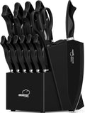 Knife Set, 15 Pieces Kitchen Knife Set by Amorston