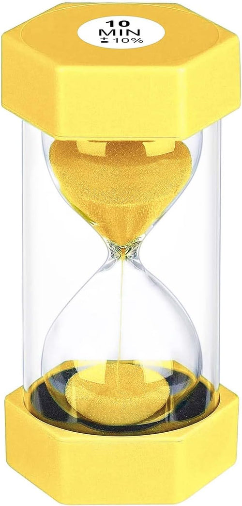 10 Minute Sand Timer Hourglass, Unbreakable 10 Min Hourglass Sand Watch by YLTIMER