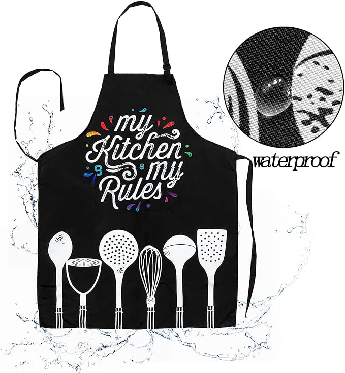 Adjustable Waterproof Apron Bib Apron - Image 5