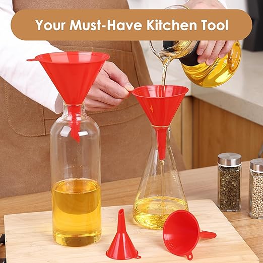 4 PCS Plastic Kitchen Funnel Set - Image 4