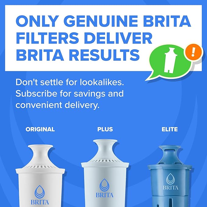 Brita 10 Cup Water Filter Pitcher, Copper and More, Includes 1 Brita Plus Filter - Image 9