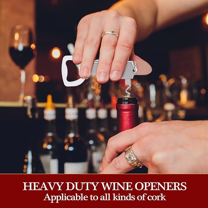 Ziliny 24 Pcs Bottle Opener Keychain Bulk Wine Bottle Beer Opener Keychain - Image 4