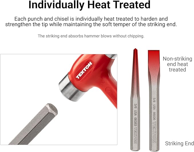 TEKTON 3/16 Inch Roll Pin Punch | 66066 | Made in USA - Image 3