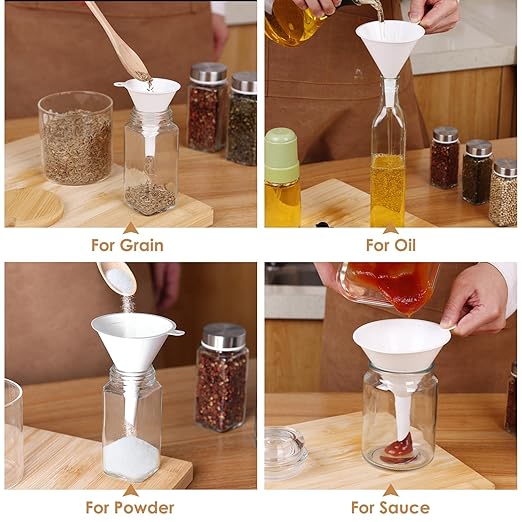 4 PCS Plastic Kitchen Funnel Set - Image 7