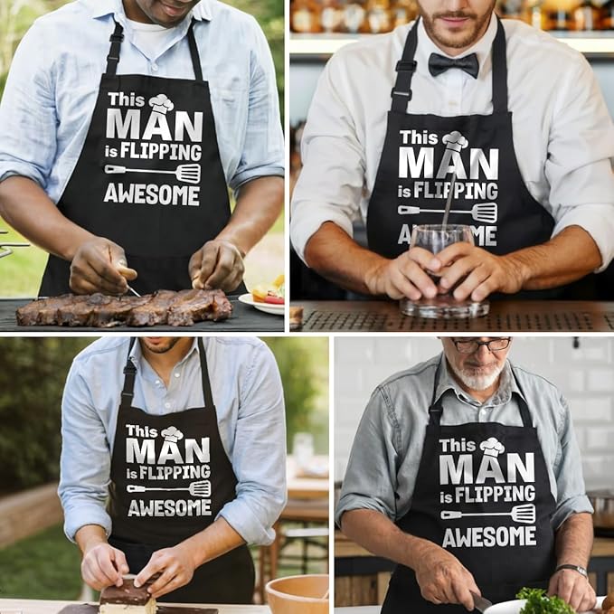 SANDJEST Funny Mens Aprons - Image 7