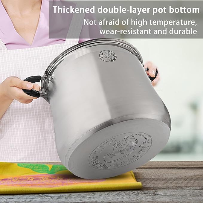 Vivicreate 11.5 Quart Stainless Steel Stock Pot - Image 5