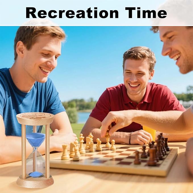 1 Minute Sand Timer, 1 Min Wooden Hourglass, Wood Mini Sand Clock, One Minute - Image 6