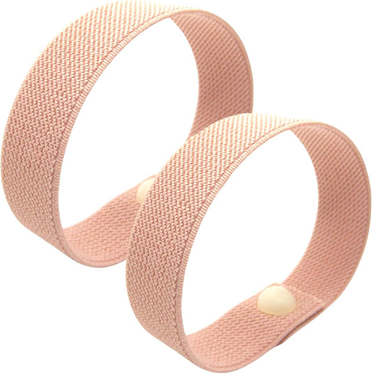 AcuBalance Motion Sickness Bracelets – Comfortable Waterproof Acupressure Band for Natural Nausea Relief, Ideal for Travel (Pair), Pink (XSmall 5)
