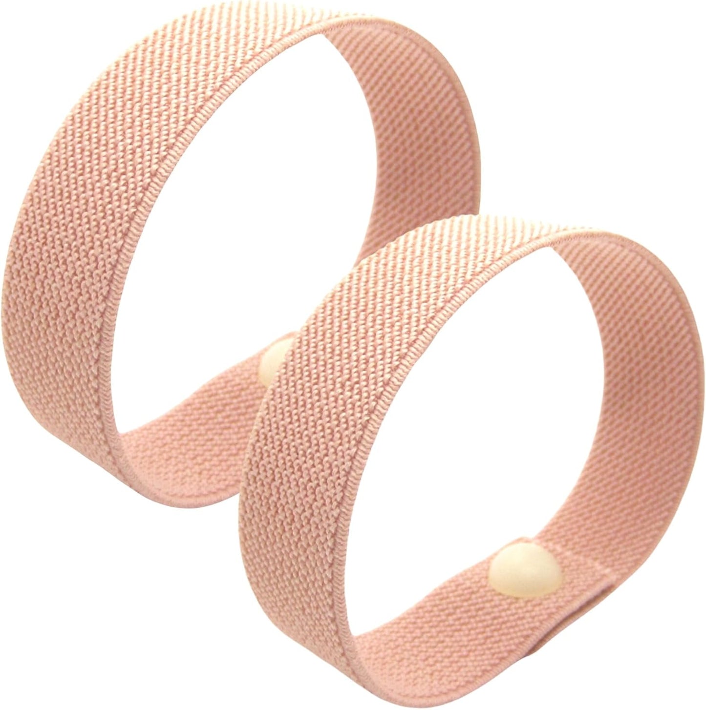 AcuBalance Motion Sickness Bracelets – Comfortable Waterproof Acupressure Band for Natural Nausea Relief, Ideal for Travel (Pair), Pink (Large 8")
