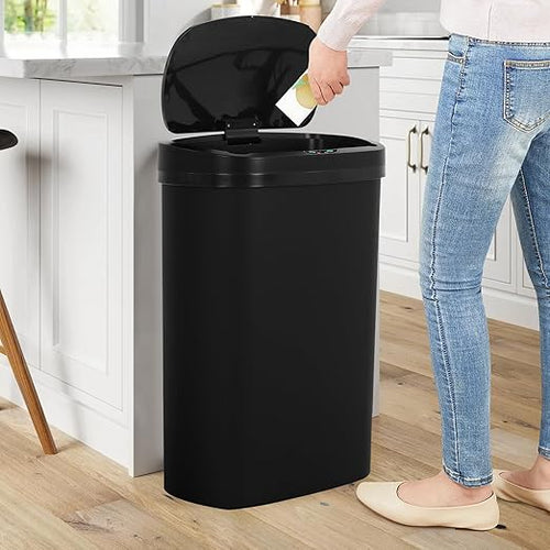 13 Gallon Trash Can | 50L Sensor Automatic Kitchen Trash Can by Home