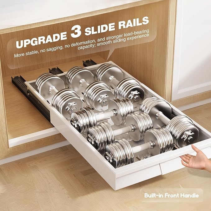 Seinloes 2 Pack Pull Out Cabinet Organizer - Image 6