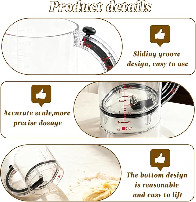 4-in-1 Adjustable Measuring Cup - Image 4