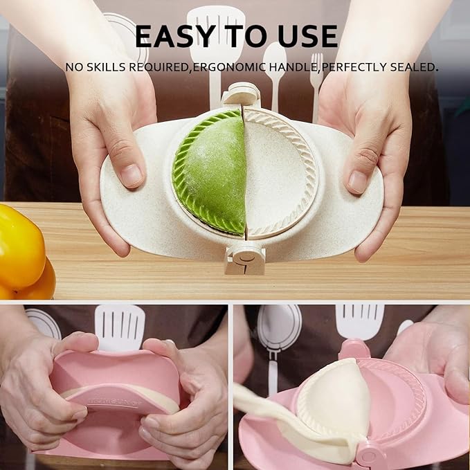 Empanada Maker Press, 6-Inch Extra Large Dumpling Maker Set - Image 5
