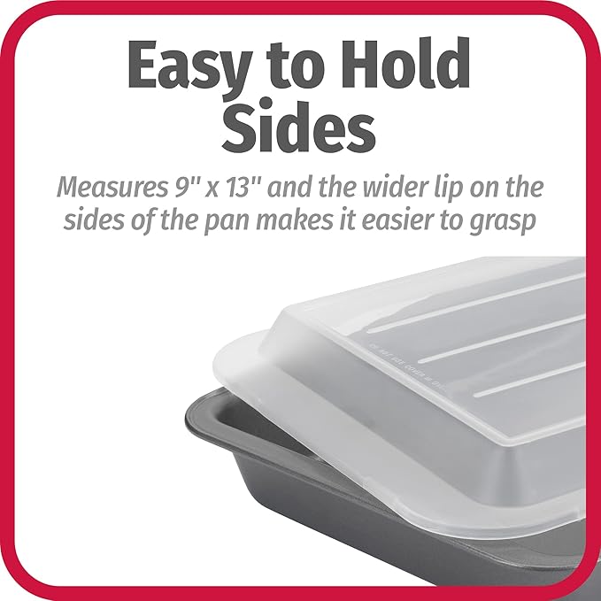 GoodCook Set of 2 Nonstick Steel 13" x 9" Cake Baking Pans - Image 6
