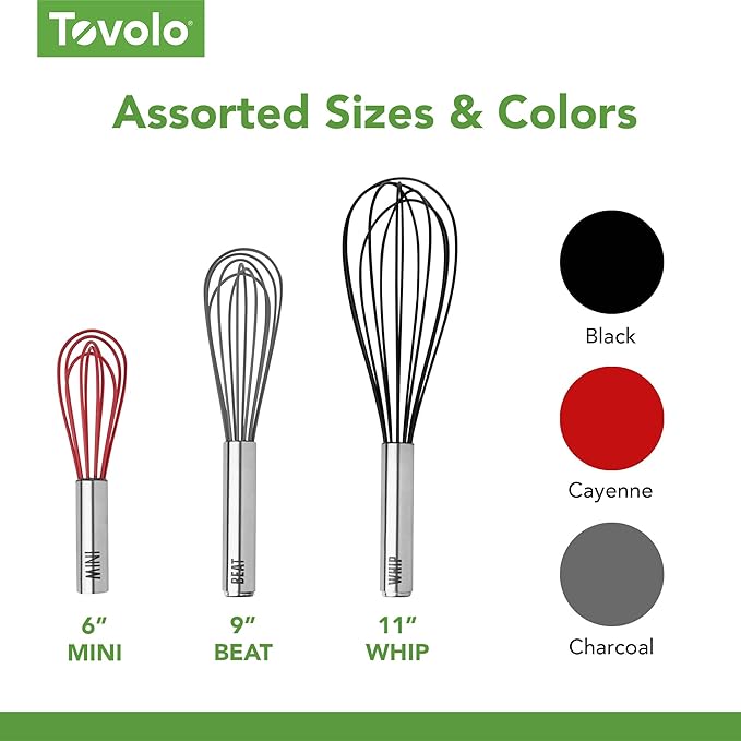 Tovolo Balloon Whisk 11 in Whip Whisk - Image 4