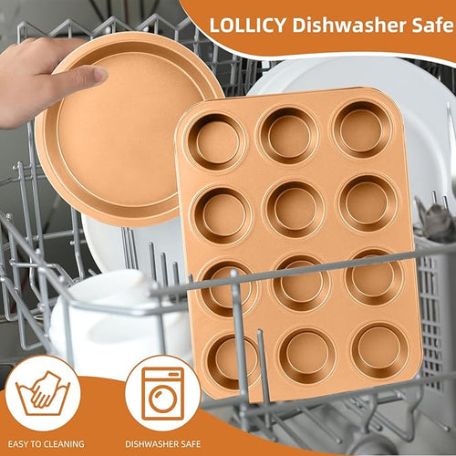 11-Piece Nonstick Baking Pans Set - Image 2