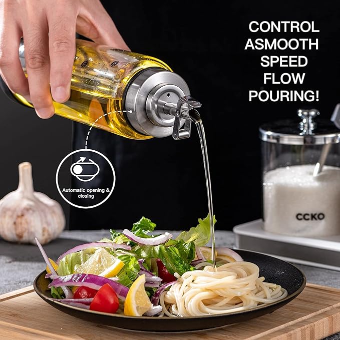 Glass Olive Oil Dispenser Bottle Shatterproof and Leakproof - Image 5
