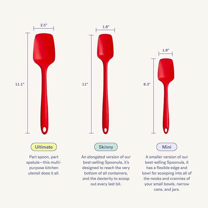 GIR: Get It Right Silicone Spatula Spoonula, Non-toxic Cooking Utensils - Image 2
