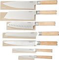 Babish 14-Piece Full Tang Forged Light Pakka Wood Kitchen Knife Set – by Babish
